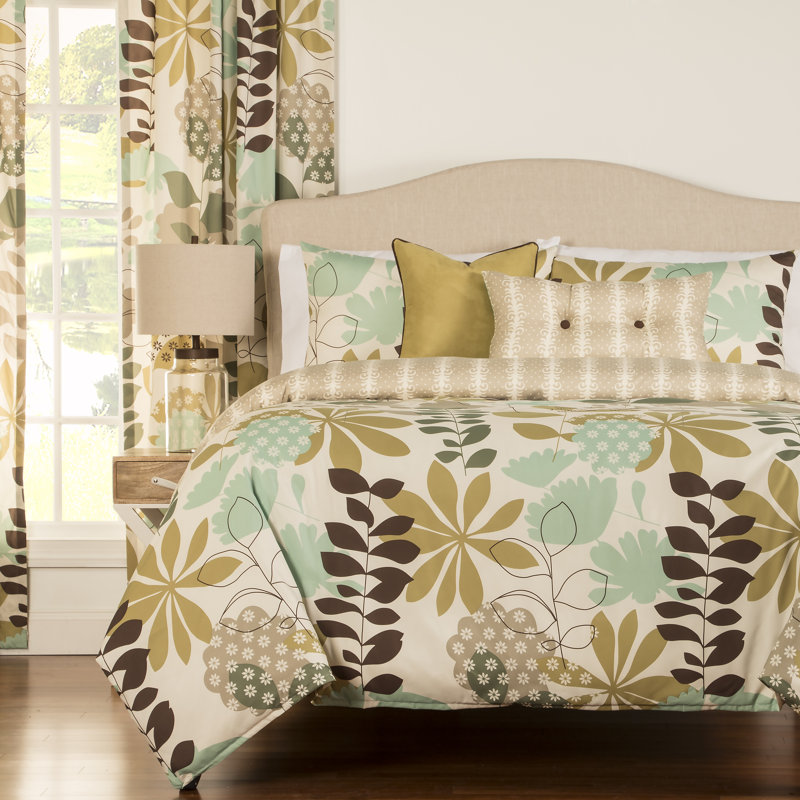 English Garden Polyester Duvet Cover & Insert, Queen