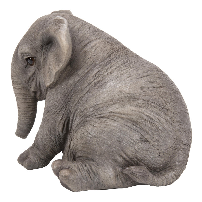 CHUBBY ELEPHANT SITTING
