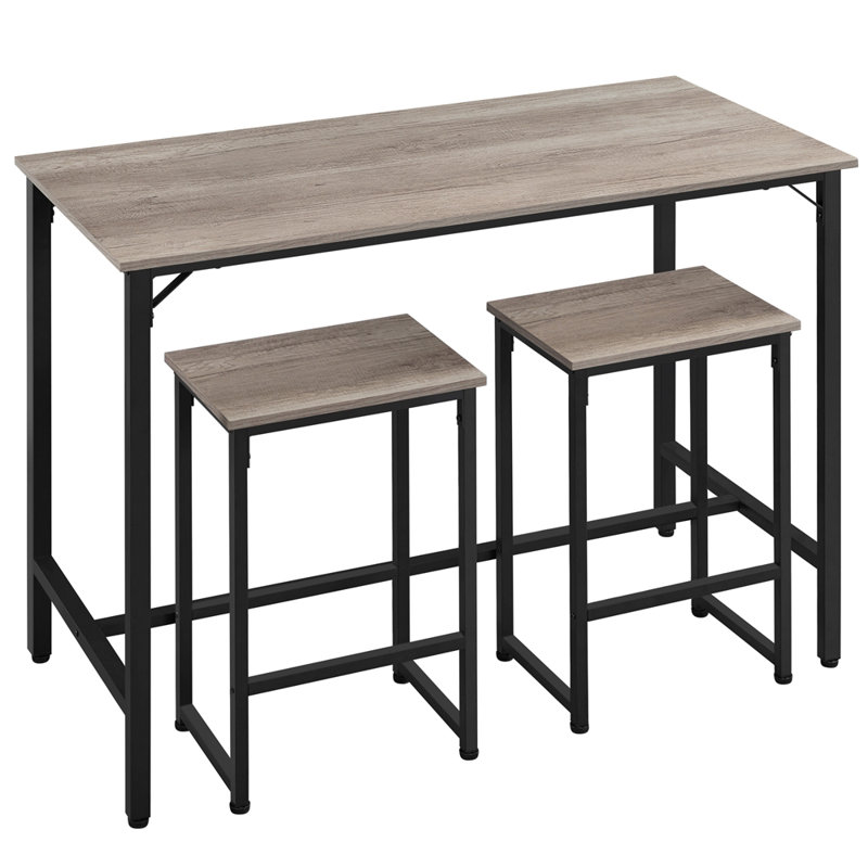 Baroda 2 - Person Four Leg Dining Set, Gray