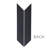Reflections 3 in. x 11.75 in. Glass Mirror Straight Edge Chevron Decorative Kitchen & Bathroom Wall Tile