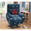 Fauteuil inclinable en tissu Power Lift-1465679314