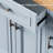 Kitchen Island With Modern Lines And Grey Blue Hue 54.62In Depth --2075301060