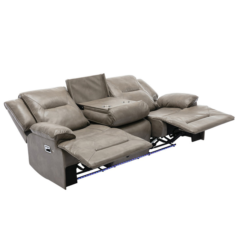 Fauteuil de cinéma inclinable et berçant, Gris
