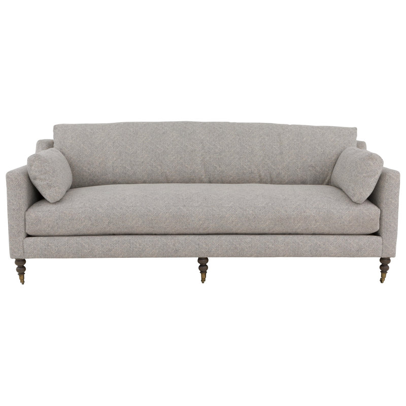 Dolce 90" Sofa, Hazelnut (8794 17), Charcoal