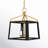 4 - Light Dimmable Lantern Geometric Chandelier-65237600-65237601