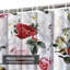 Rideau de douche avec 12 crochets-50461453