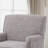 Vintage Upholstered Linen Fabric Armchair With Antique Solid Wood Legs, Accent Chair Single Sofa Chair For Living Room, Bedroom,Coffee-120200589