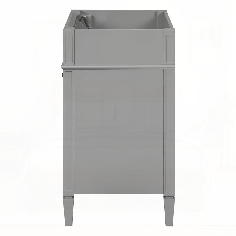 Meuble-lavabo de 30 po sans lavabo supérieur, Gris