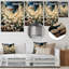 «White Blossoming Flowers Country House», art mural paysage-1029975363-1029975365