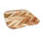 Acacia Herringbone Rounded Edge Cutting/Serve Board With Inset Handles, Small