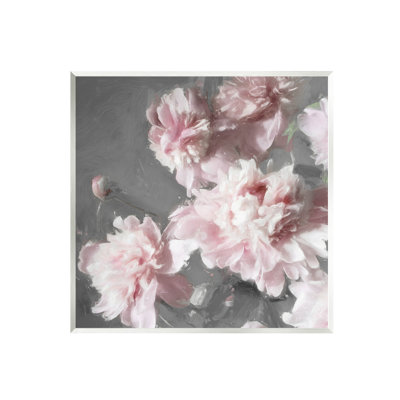 Art mural sur toile avec bourgeons d'œillets roses par Shawna Sullivan
