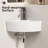 Space-saving Ceramic Bathroom Sink, Compact Modern Design For Small Areas