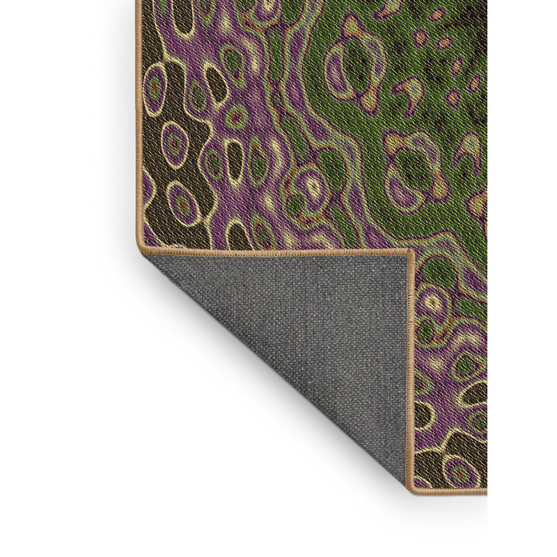 Tapis mauve en laine, Rectangle 8 pi x 12 pi