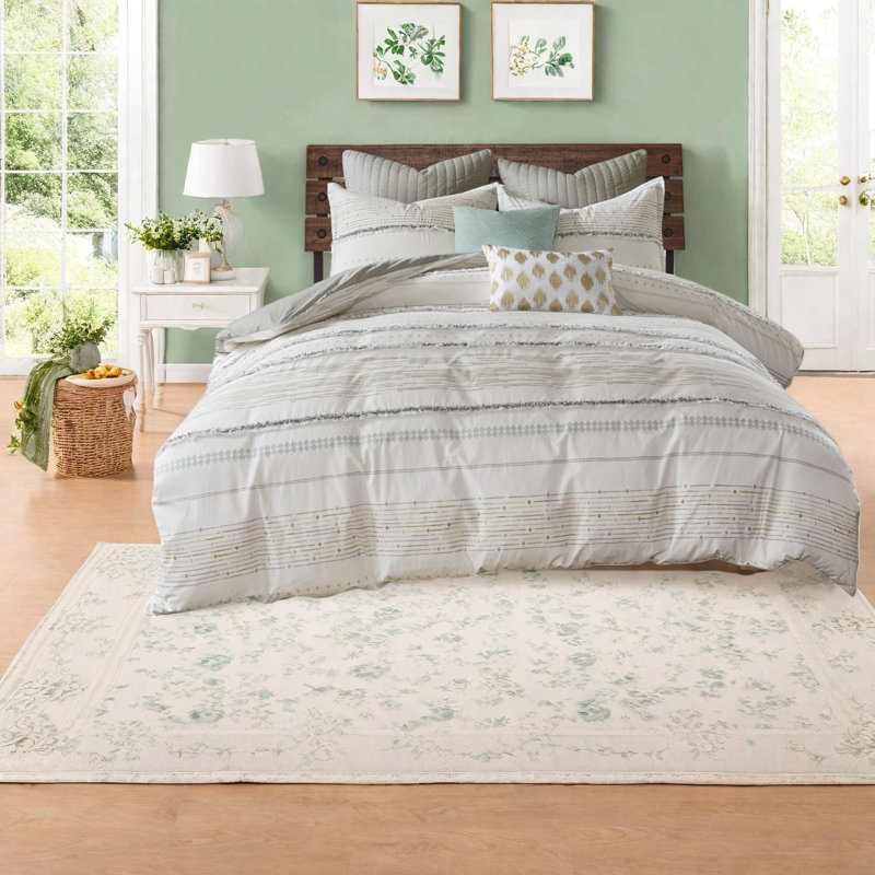 Boho Chic Cotton Bedding Sets, Multicolor Tassel Design For Cozy Bedrooms