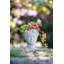 Jardinière en ciment de style grec - Décoration de jardin intérieur et extérieur, P 6 po x 9 po