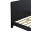 Lit plateforme en bois massif-320281489