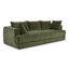 Canapé en velours de chenille 99 po Marcel Sagall-128615050