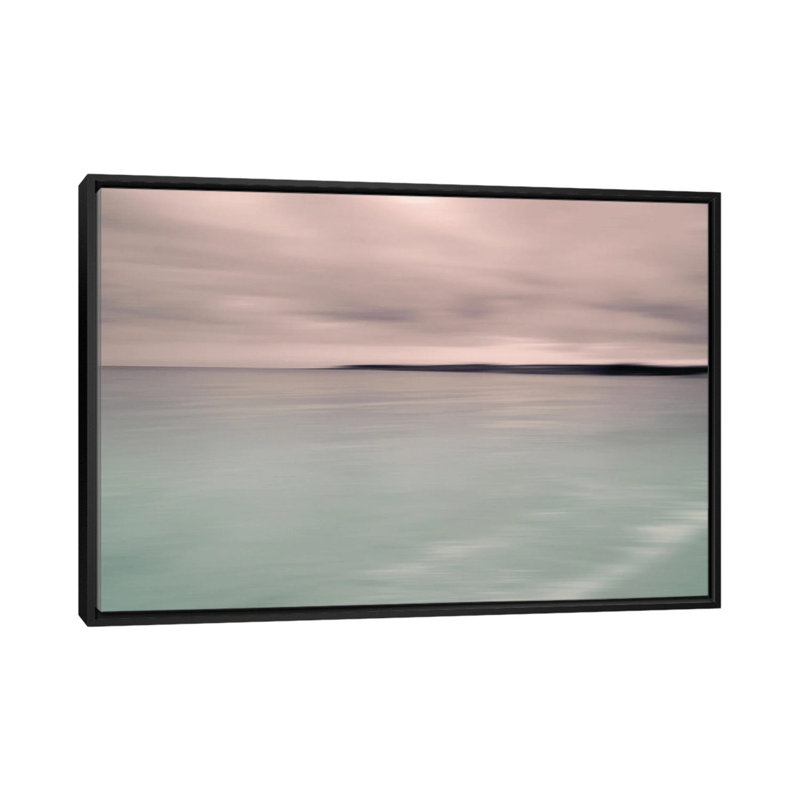Dawn - Painting on Canvas, 101.6 cm H x 66.04 cm W, Black Framed