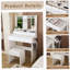 Ensemble de meuble-lavabo avec miroir et miroir-683471532