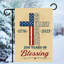Drapeau des États-Unis Cross God Family Country