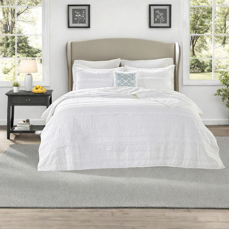 Elegant Reversible Bedding Sets, Microfiber Cotton, Shabby Chic King Size