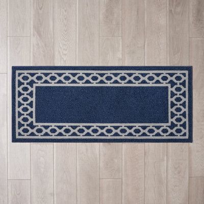 Jean Pierre New York Christine Border Machine Washable All Loop Tufted Rugs 1-Piece