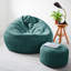 rucomfy Beanbags Slouchbag Large Corduroy Bean Bag Chair - Adult Bean Bag with Filling - Home Furniture Seating for Living Room or Bedroom - Machine Washable - 80 x 110cm-548671209-548671188
