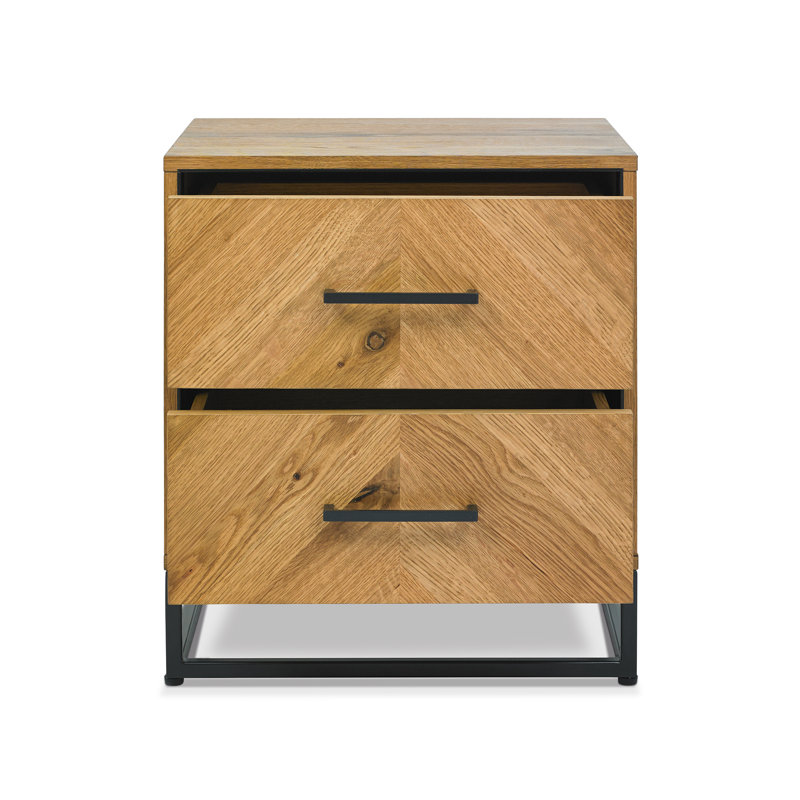 Zeppelin 45.7cm W Bedside Table