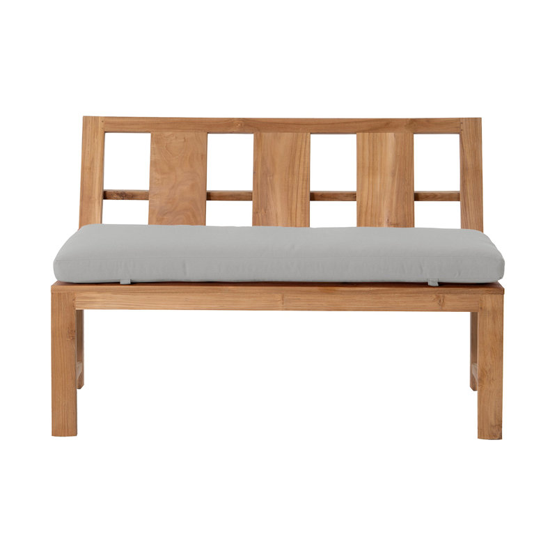 Banc de jardin en teck Ilarie, Granit