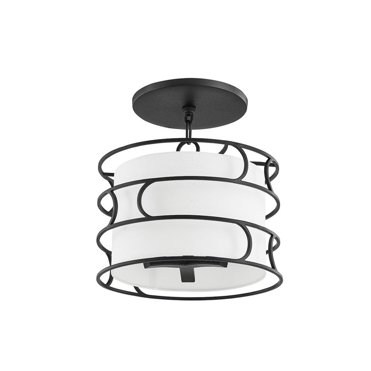 Kimbrel 3 - Light 14'' Simple Dome Semi Flush Mount