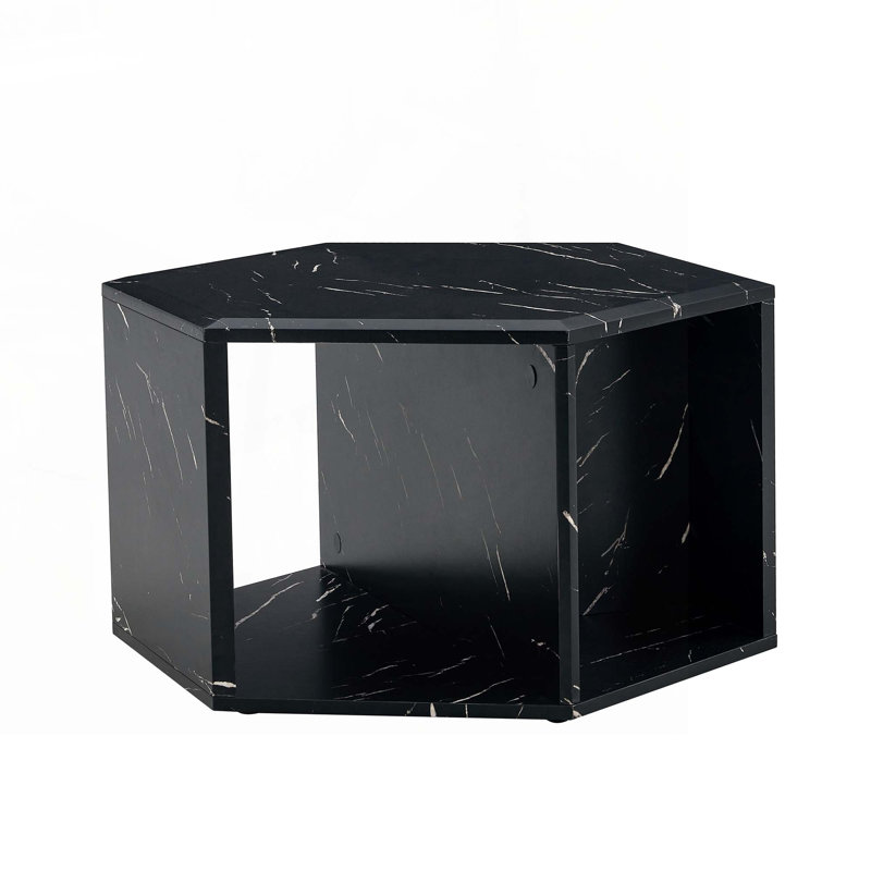 Table basse, Noir, H 14 po x L 25 po x l 21,6 po