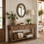 Rund Flat Metal Wall Mirror