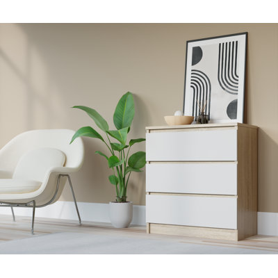 Hartmut 70 cm W Chest of 3 Drawers