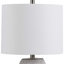 Lampe de table standard grise 20 "Adrien
