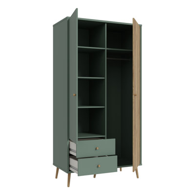 HARLLSON 2 Door Manufactured Wood Wardrobe