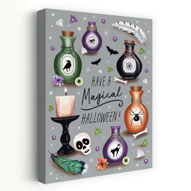 «Have A Magical Halloween», H 24 po x l 16 po