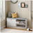 Shoe Storage Bench Entryway Bench with Storage, Shoe Bench Shoe Cabinet Storage for Entryway, Shoe Rack Bench Shoe Organizer Cabinet with Cushion for Entrance, Hallway, Living Room, Bedroom