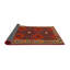 Tapis rouge / brun Southwestern-733632576