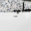 66 po X 29,5 po Baignoire de trempage autoportante en acrylique avec drain central en blanc brillant / chrome poli