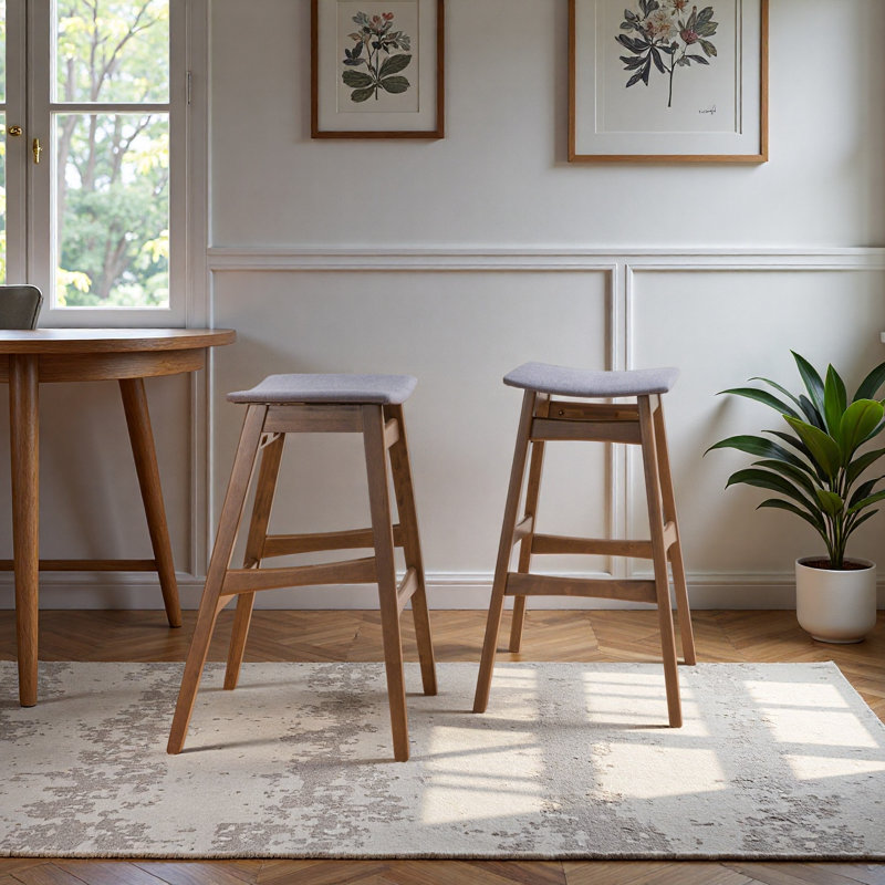 BAR STOOL,STURDY STRUCTURE, Brown