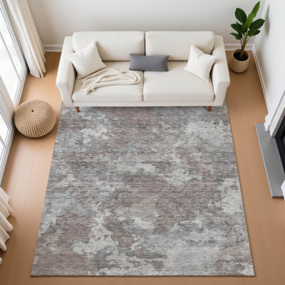 Tapis abstrait lavable à la machine Premium Mouton