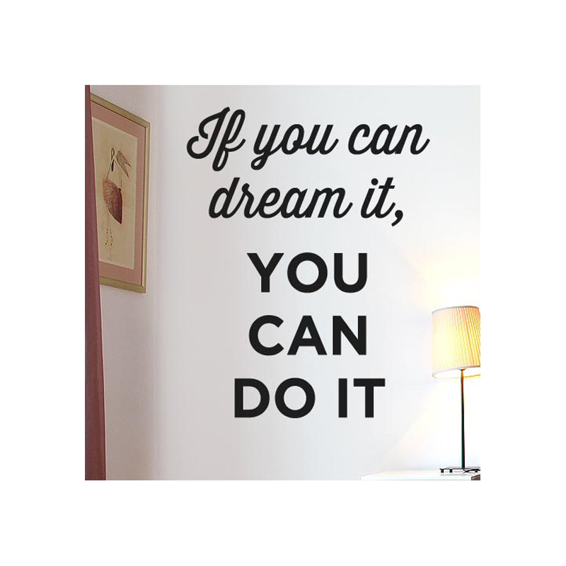 Non-Wall Damaging Wall Decal, Medium, Black