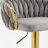 Christal Swivel Upholstered Adjustable Height Counter Stool-103009168
