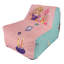 Disney Princess L Shaped Pink/Blue Beanbag