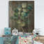 Feuilles fraîches I - impression traditionnelle sur bois de pin naturel-37113420