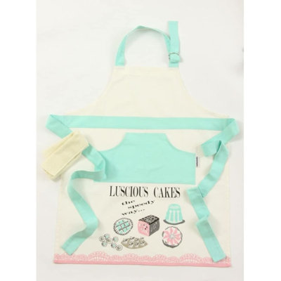 No Holiday Cotton Childrens Apron