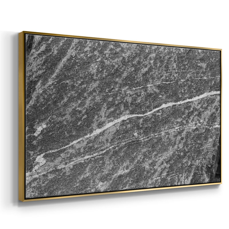 " Found Textures IX ", 27" H x 41" W x 2" D, Gold Floater Framed Canvas