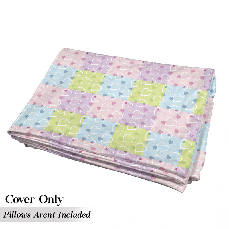 Housse de coussin d'extérieur Big Little Heart, H 2 po x l 36 po x P 88 po