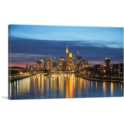 " Frankfurt Germany Sunset Skyline "