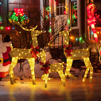 Christmas Deer Decorative Accent